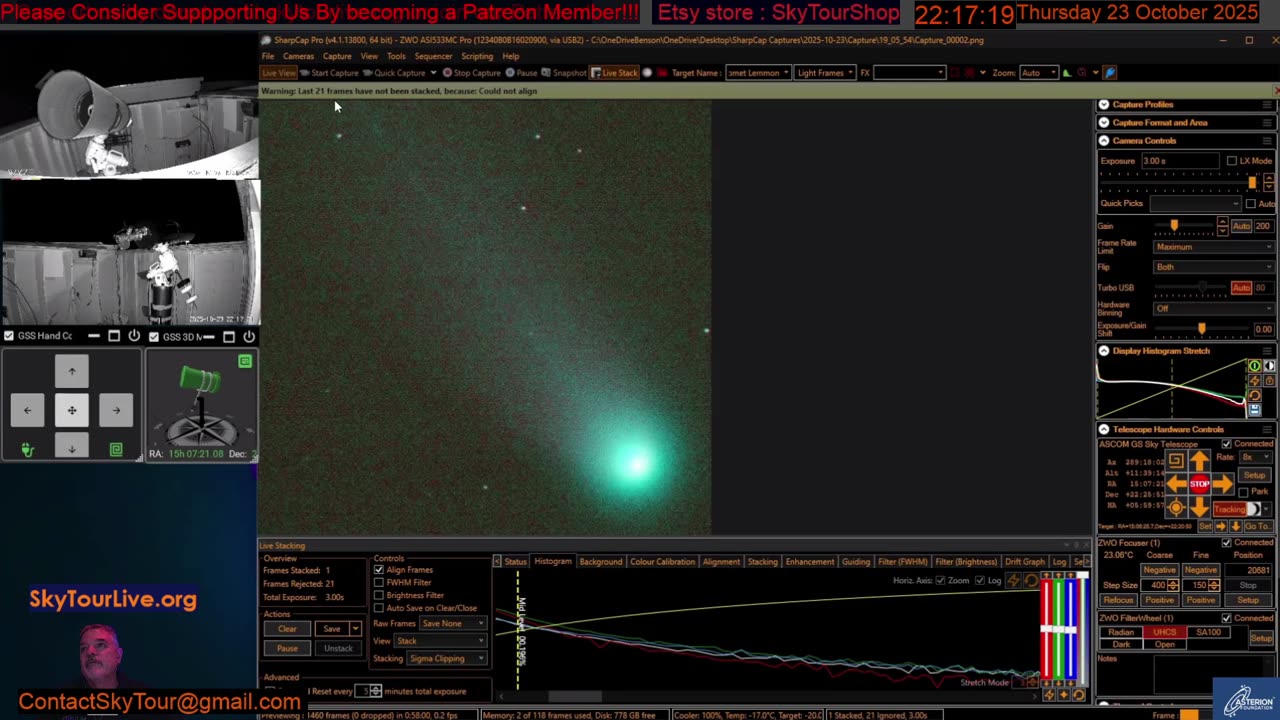 Hey The Arizona Starry Skies Await! The Universe LIVE in Real Time! Come Along!