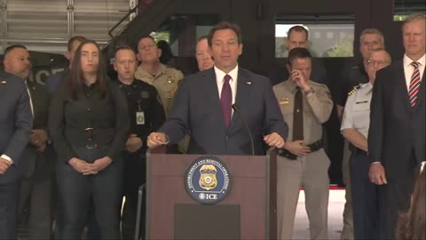 WATCH LIVE: DeSantis, ICE officials share results of Florida's largest-ever immigration operation