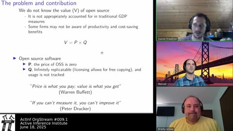 ActInf OrgStream 009.1 ~ The Value of Open Source Software (Hoffmann, Nagle, Zhou)