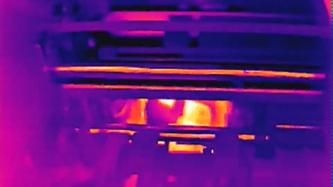 Faulty HP F4180 printer power up thermal camera view