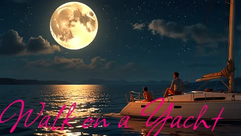 Electronic Music. Song Walk on a Yacht.