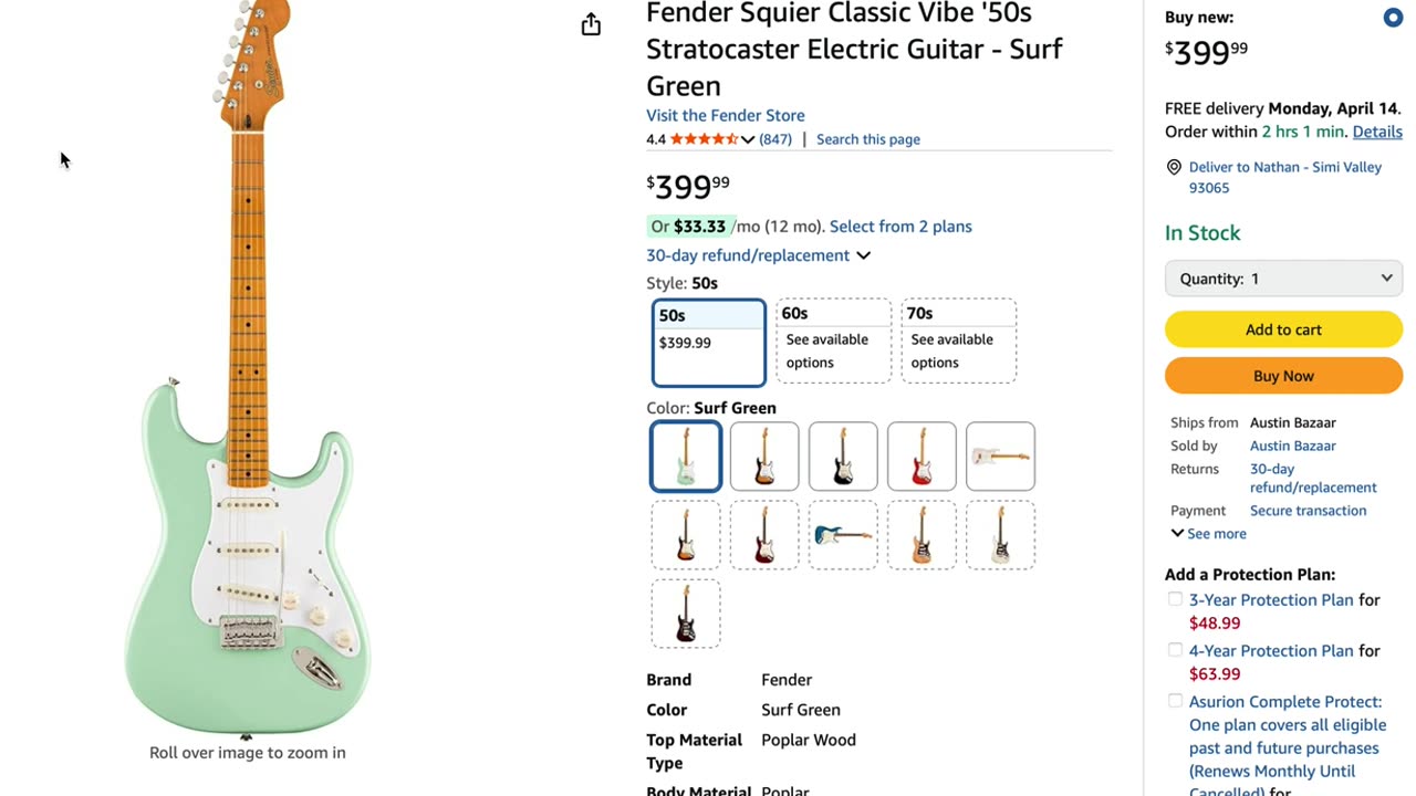 Talking About My Fender Squire Classic Vibe 50s Guitar