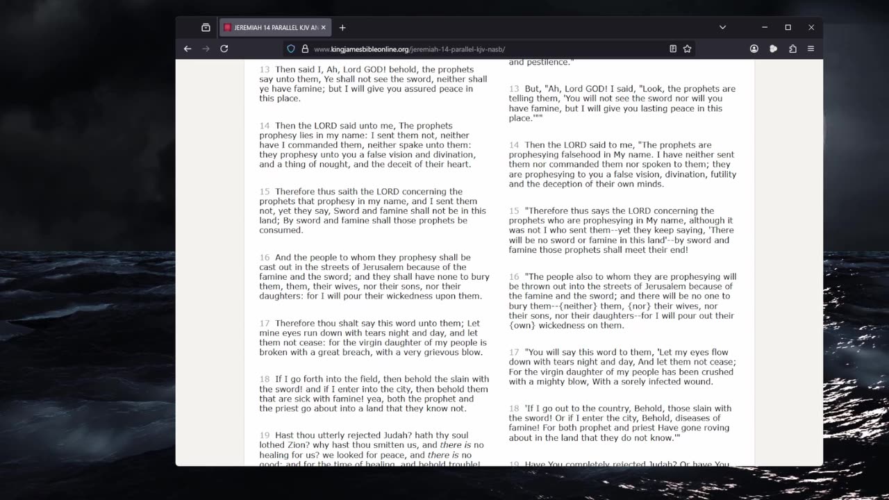 Jeremiah 15-16