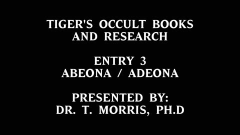 Entry 3 Abeona/Adeona