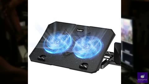 KeiBn Laptop Cooling Pad, Gaming Laptop Cooler 2 Fans for 10-15.6 Inch Laptops,
