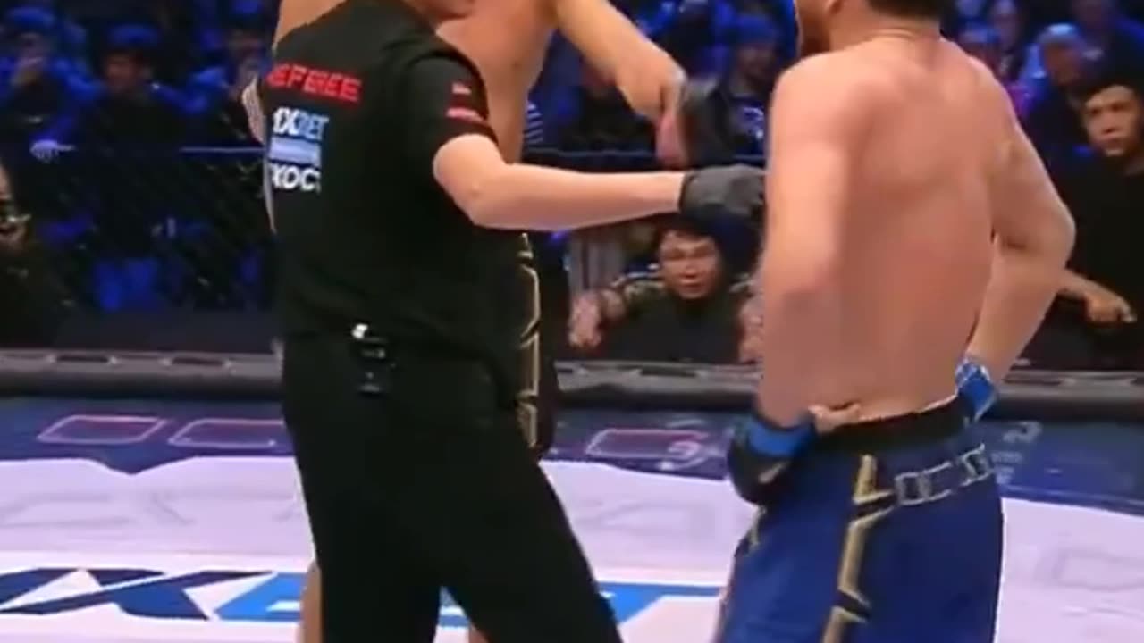 Respectable move by a Russian MMA fighter
