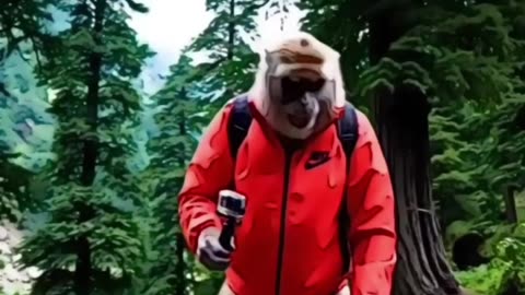 Banti Monkey vlogs banane sala