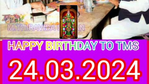 ONE SUN ONE TMS LEGEND M.THIRAVIDA SELVAN SINGAPORE TMS FANS 2025