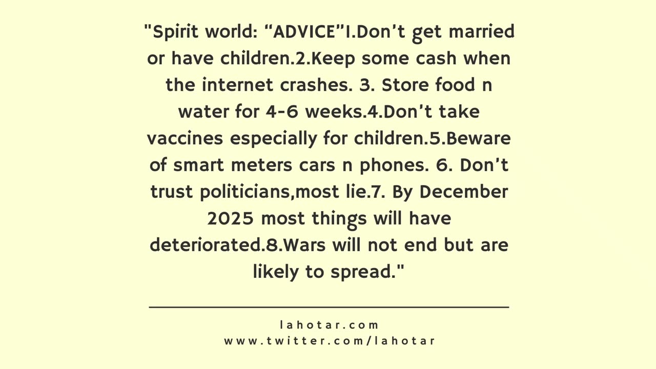 Lahotar Quote - 29 July 2025