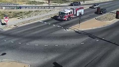 20-year-old Javohir Asrorov cut off a fire truck responding to an emergency