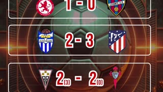 Resultado partidos mas destacados del día 17 de diciembre