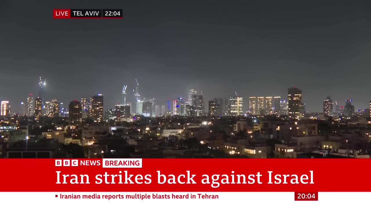 Iran launches ballistic missiles at Israel