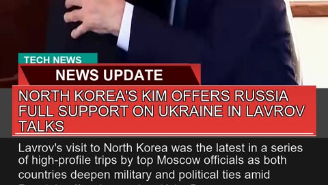 North Koreas Kim Offers Russia Full Support on UK