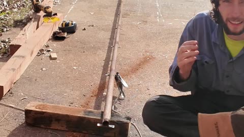 repurposing pipe for train tracks