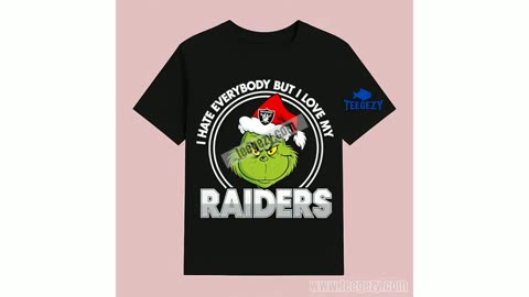 Las Vegas Raiders Grinch Love Team Vintage Shirt