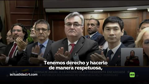 Delcy Rodríguez: "Venezuela tiene derecho a relaciones con China, Rusia, Cuba, Irán y EE.UU."
