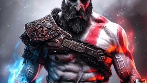 Kratos God of War Epic 4K Edit | Fire & Ice Fury with Leviathan Axe & Blades of Chaos