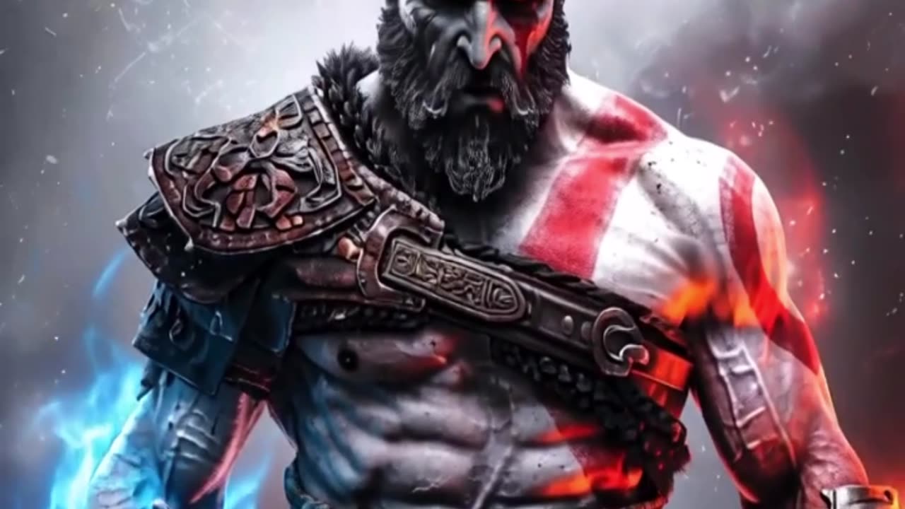 Kratos God of War Epic 4K Edit | Fire & Ice Fury with Leviathan Axe & Blades of Chaos