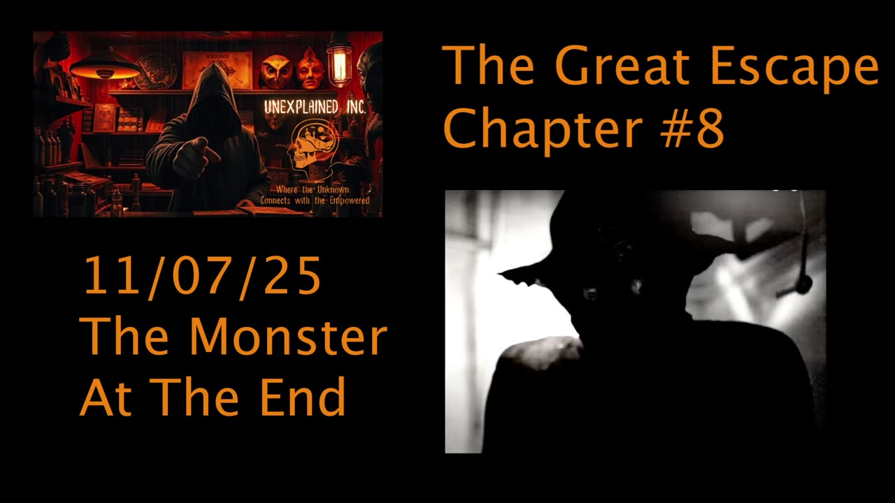 The Great Escape....Chapter #8...The Monster At The End!