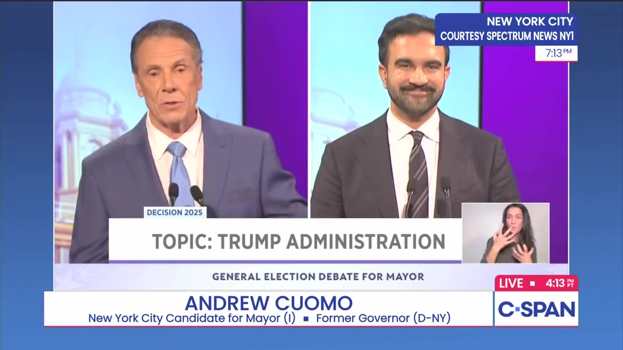 Mamdani, Cuomo Each Say With Straight Face That Vote For The Other Is Vote For Trump