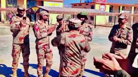 Pak army funny dance