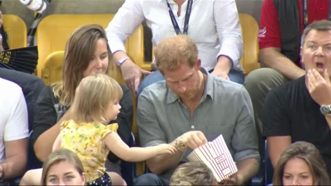 Prince Harry's adorable popcorn "thief" moment