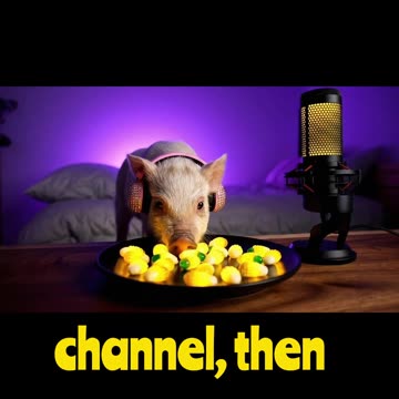 Pig Runs ASMR Channel #fyp #asmr #viral