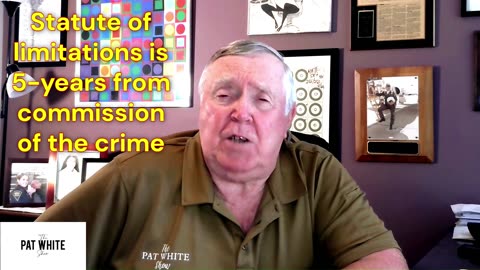 THE PAT WHITE SHOW says no charges will be filed in Obama treason case.