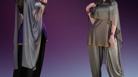 Indian Dress Kurta || Clo3D / marvelous Designer || Daz 3D