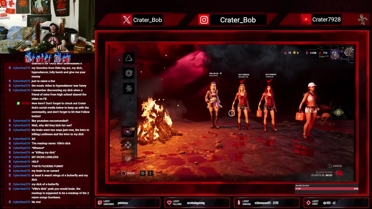 NO LEFT BUMPER THE BLOOD MOON HAS RETURNED!!! Dead By Daylight #IntoTheFog #ShirtMySurvivor