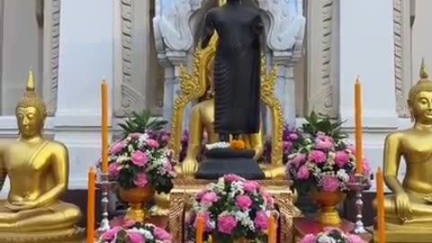 บรรยากาศก่อนเวียนเทียน วัดไตรมิตรวิทยาราม