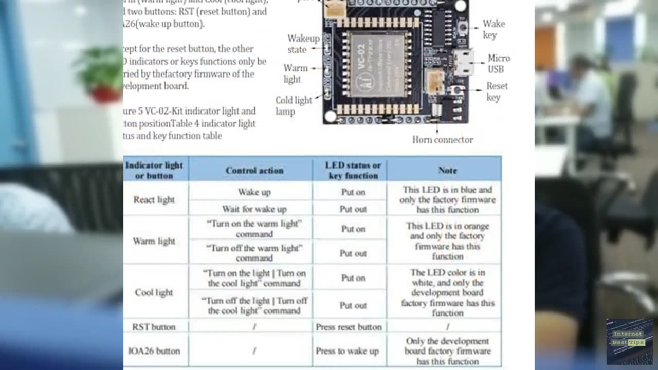 Comidox 1Pcs VC-02-Kit Voice Control Module Intelligent Offline Speech Module fo