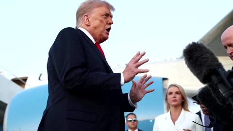"I think we're going to have a deal on Gaza very soon," Trump says