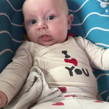 day 110 baby kayla rocks the i love you bodysuit cuteness overload