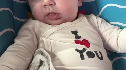 day 110 baby kayla rocks the i love you bodysuit cuteness overload