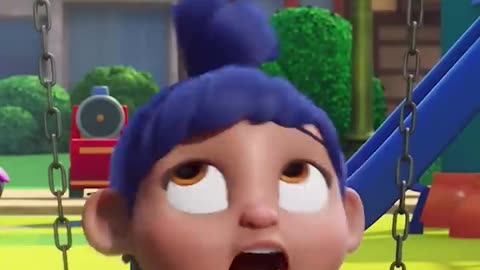 💖Baby on the Swing! Watch Me Fly!👶✨ #actionpack #superhero #fun