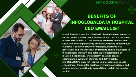 What Are The Benefits Of The Hospital CEO Mailing List?