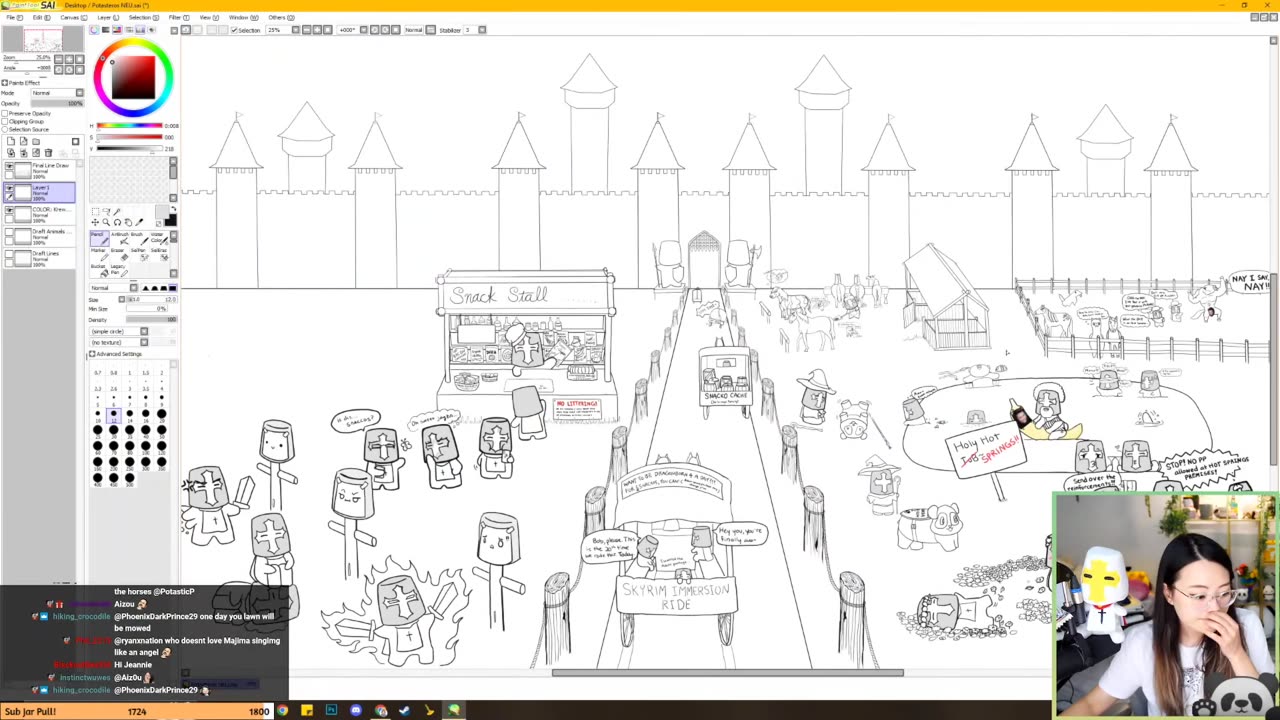 [8/28/22] Chill Art Stream: Let's Bring Some Color to Potasteros! | !tablet