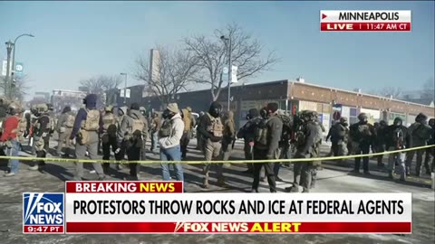 Leftist rioters taking commands in organized insurrection