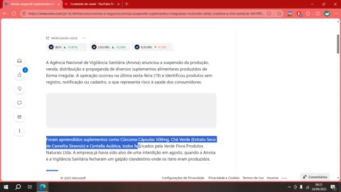 Anvisa suspende suplementos irregulares, incluindo whey, creatina e chá verde