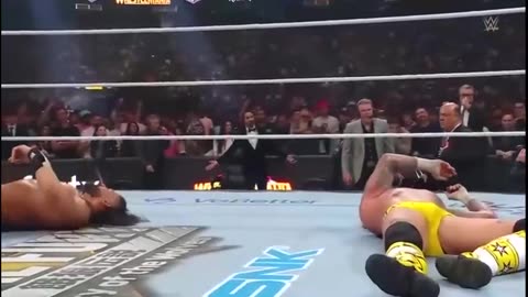 Roman Reigns vs Seth Rollins vs CM Punk - Triple Threat Match WWE TITLE WM41 FULL MATCH HD