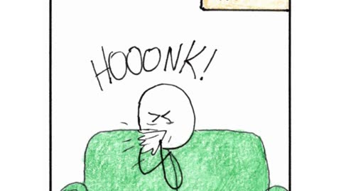 Sticky Shorts: Getting a Cold (Stick-y Humor Comic Video)