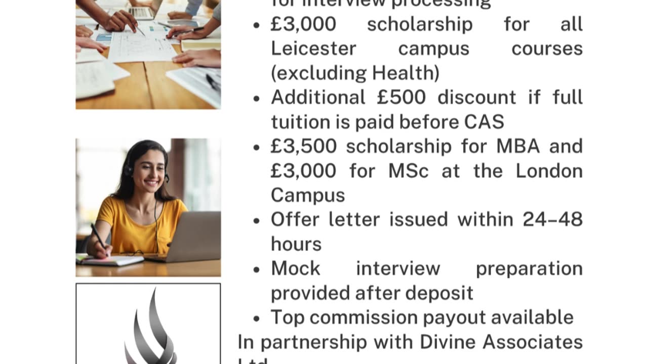 Your Path to the UK Starts Here – DMU & Divine Associates