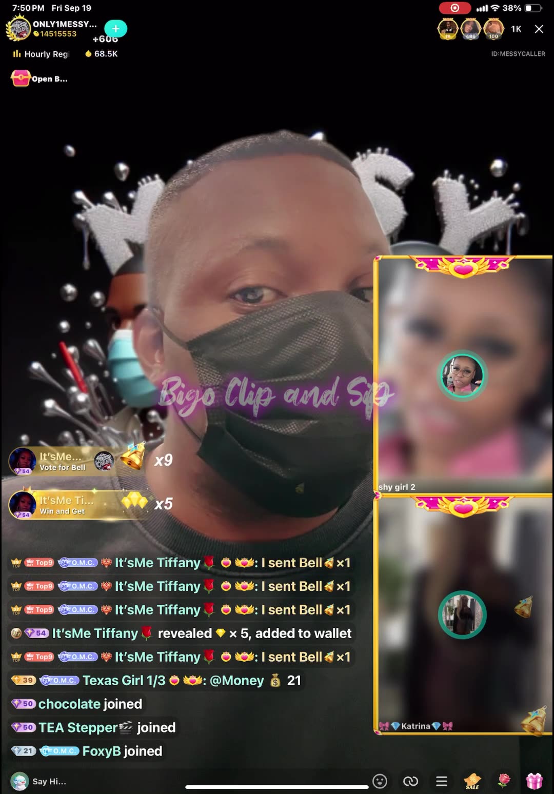 MessyCaller covers Aries son missing-Supa reading EbbiMay-Princejay inbox 9/19/25 #bigoclipandsip