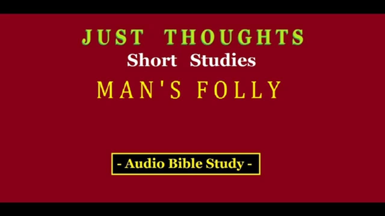Just Thoughts - Man's Folly (2016) Retro