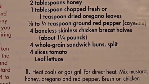 Recipe for Honey Mustard Chicken Sandwiches