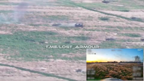 Ukrainian M113 APC Tried to Cross an Open Field to Attack Russian Positions