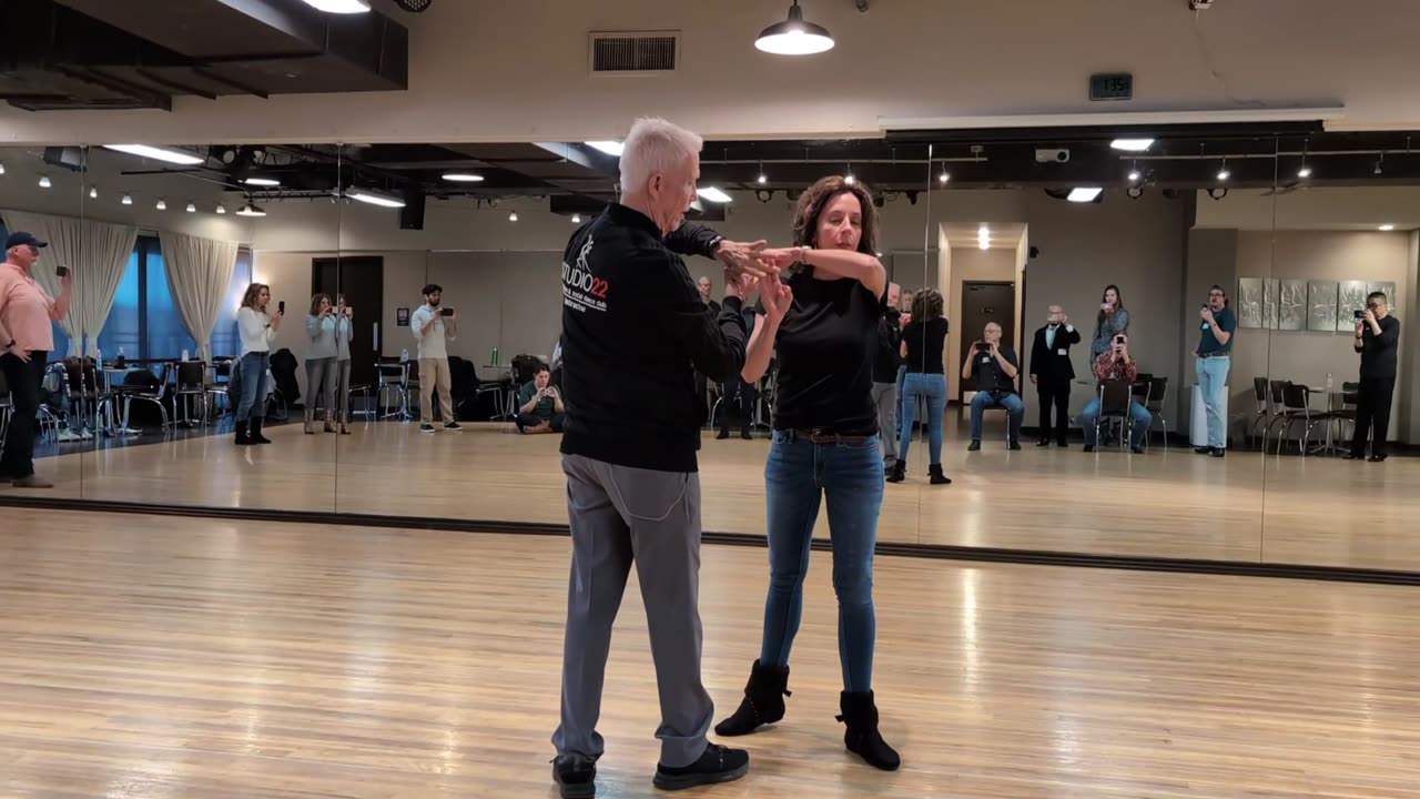 Progressive Double Two Step @ Studio 22 with Jim Weber 20250406 133202035