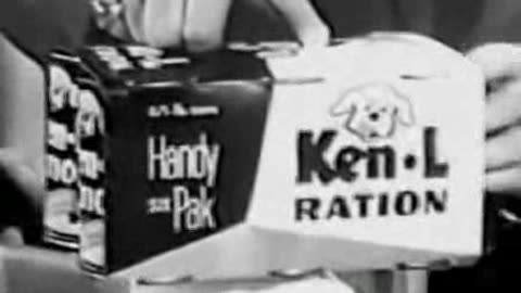 Commercial - Ken-L-Ration Dog Food w real red horse meat 1963
