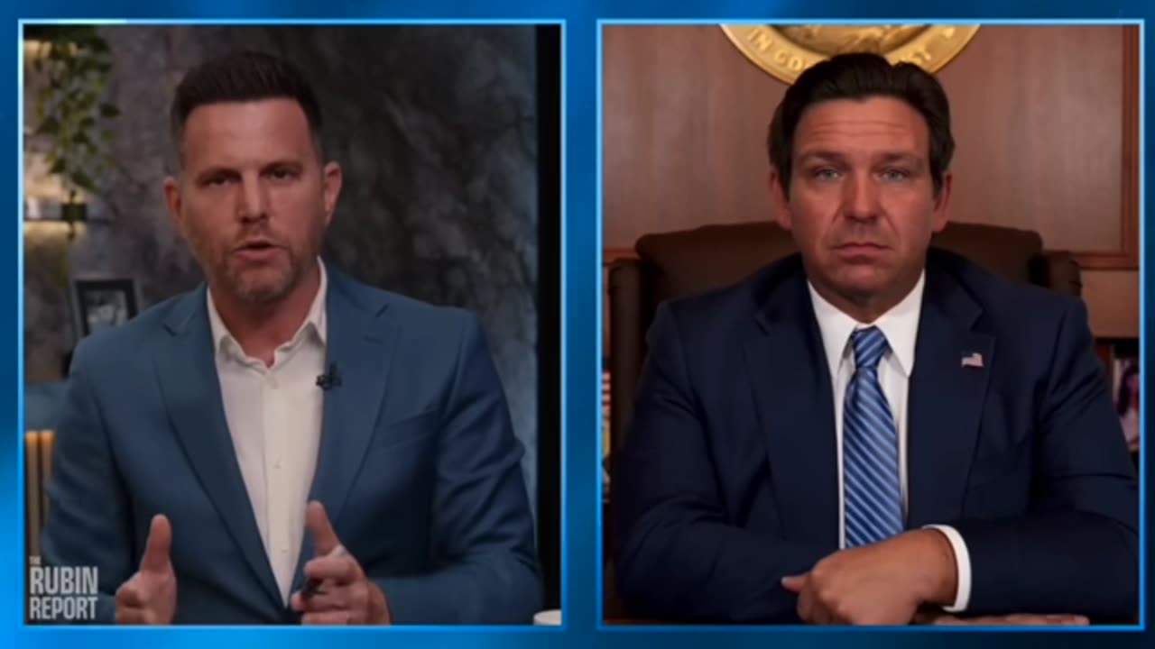 Dave Rubin W/Gov DeSantis ON THE DUTY OF Federa & State Officials to Maintain Peace and Order